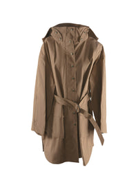 Manteau léger court ceinturé - Beige