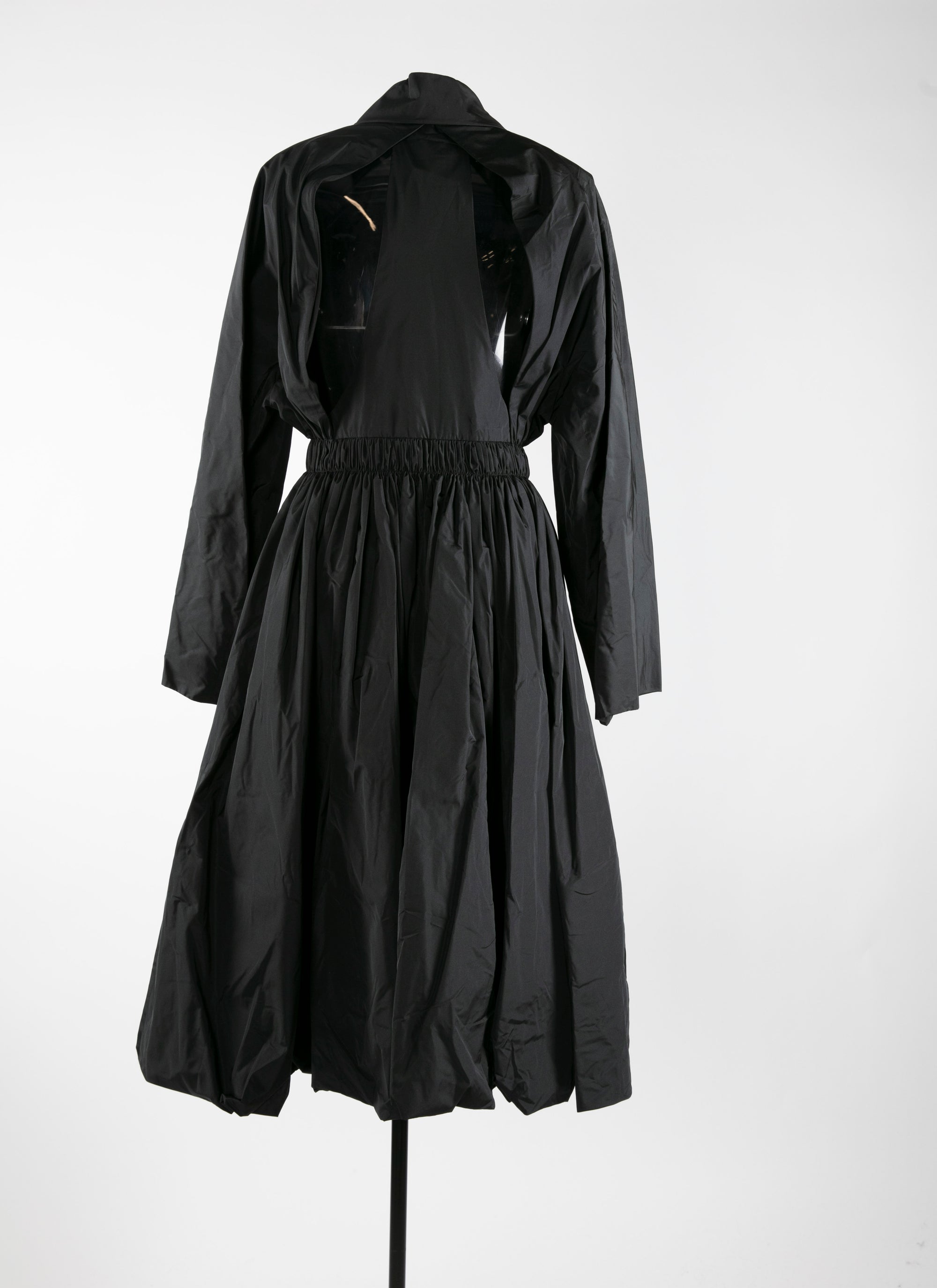 Long-sleeved trench coat - Black intense
