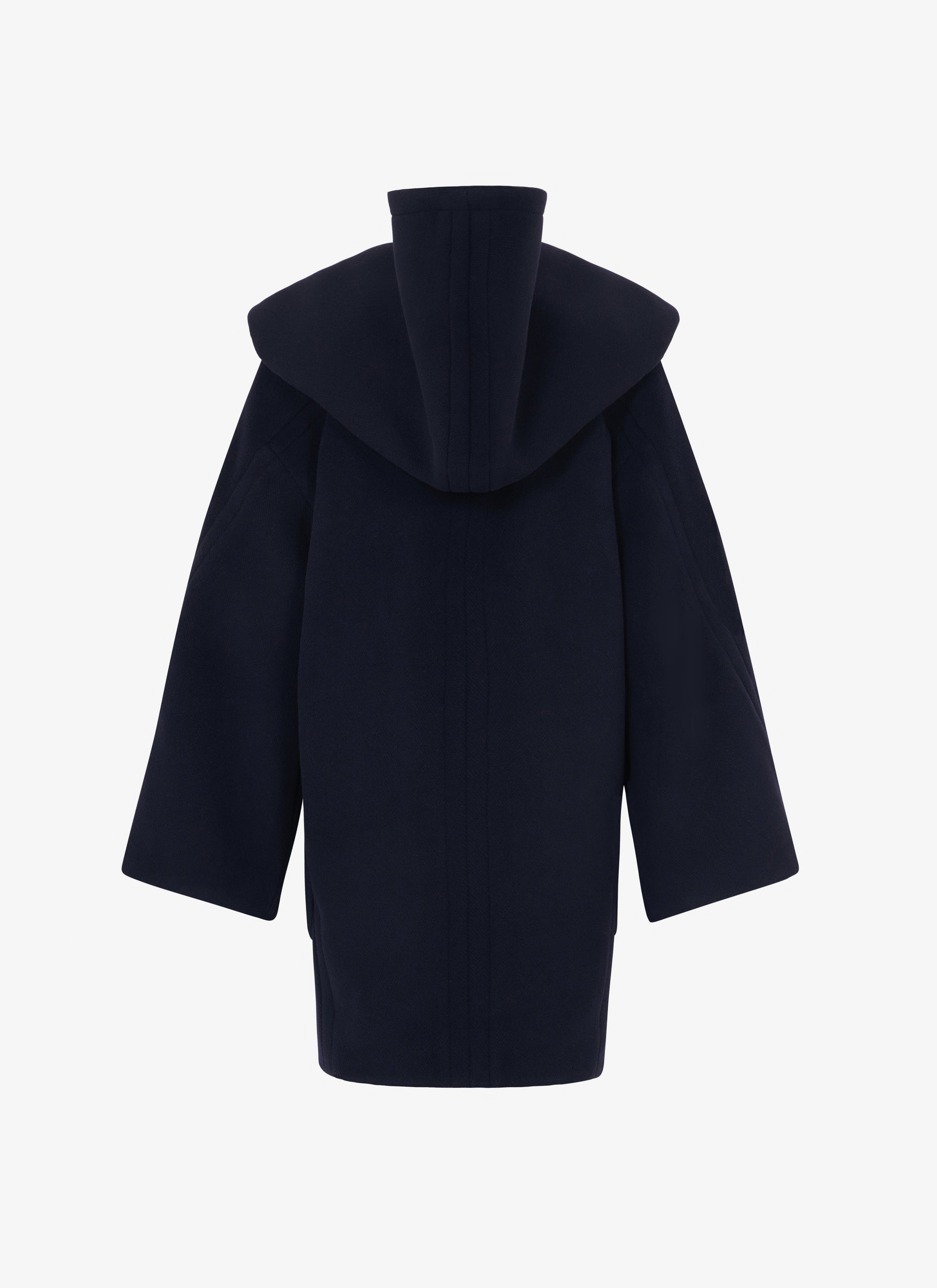 Duffle-coat en laine en laine - Marine