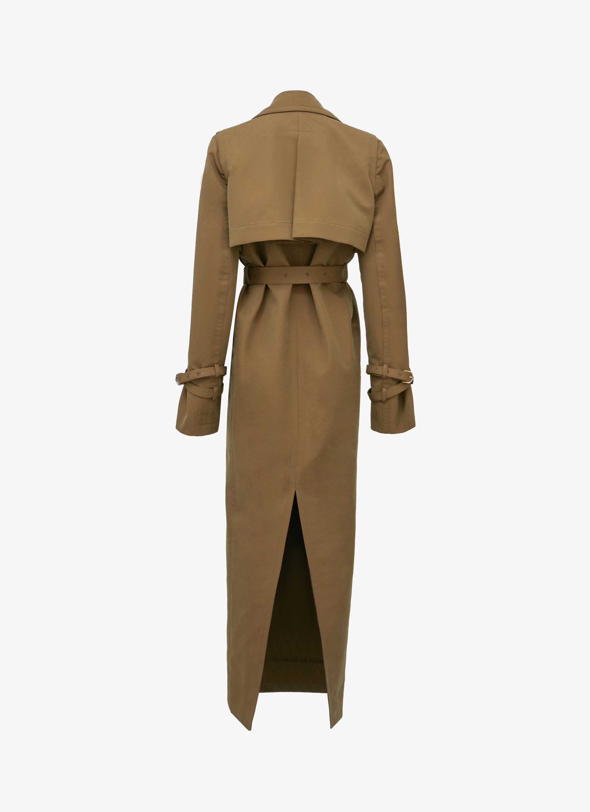 Trench-coat en gabardine de coton - Beige