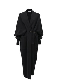 Manteau en cachemire - Noir Alaïa