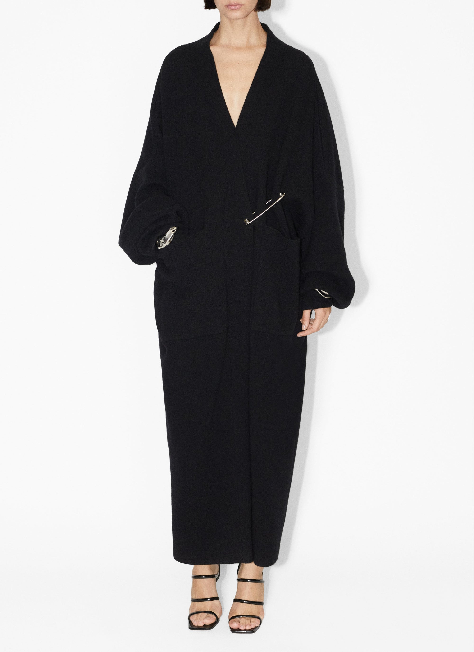 Manteau en cachemire - Noir Alaïa