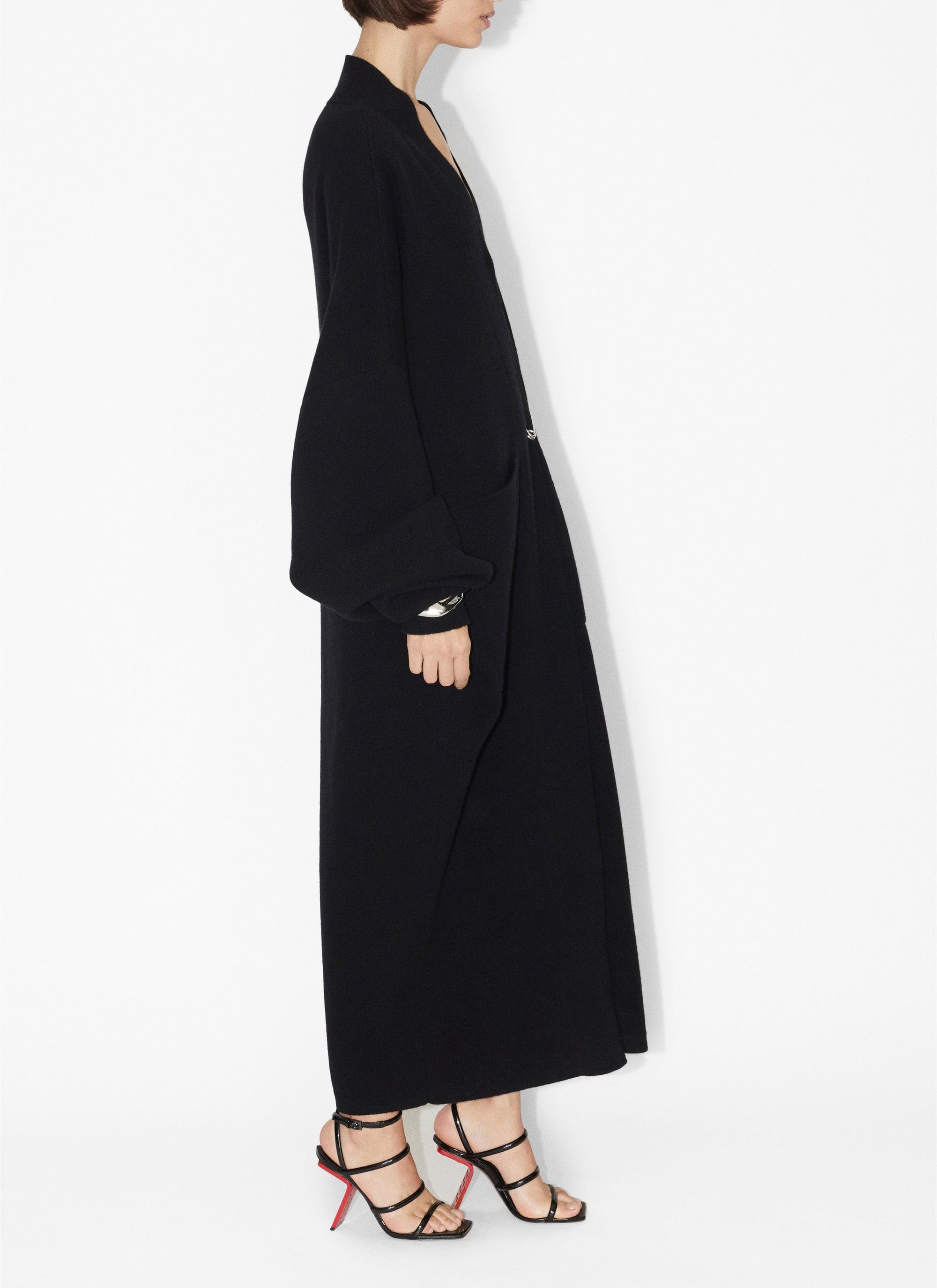 Manteau en cachemire - Noir Alaïa