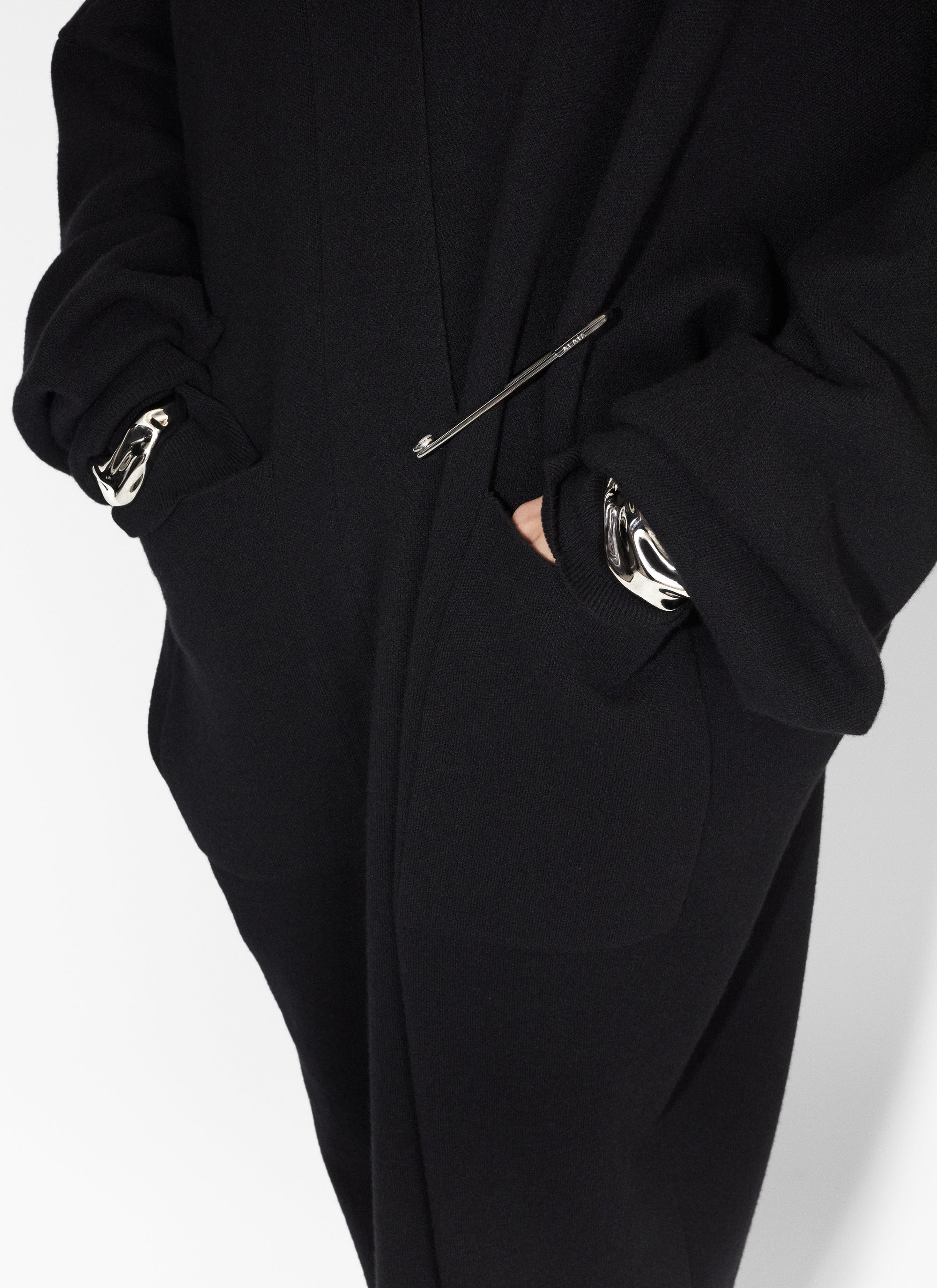 Manteau en cachemire - Noir Alaïa