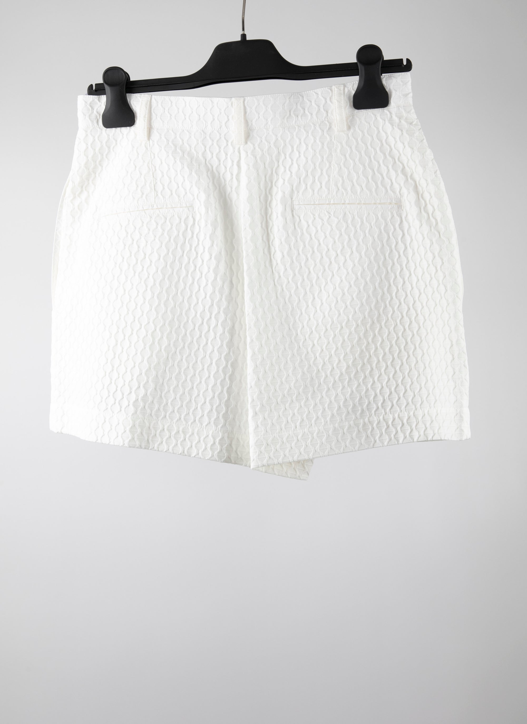 Short taille haute basique - Blanc