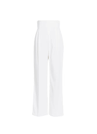 Pantalon droit fluide - Blanc