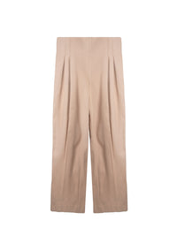 Pantalon droit fluide - Nude