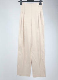 Straight leg trousers - Sand