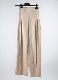 Straight leg trousers - Sand