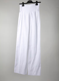 Pantalon droit fluide - Blanc