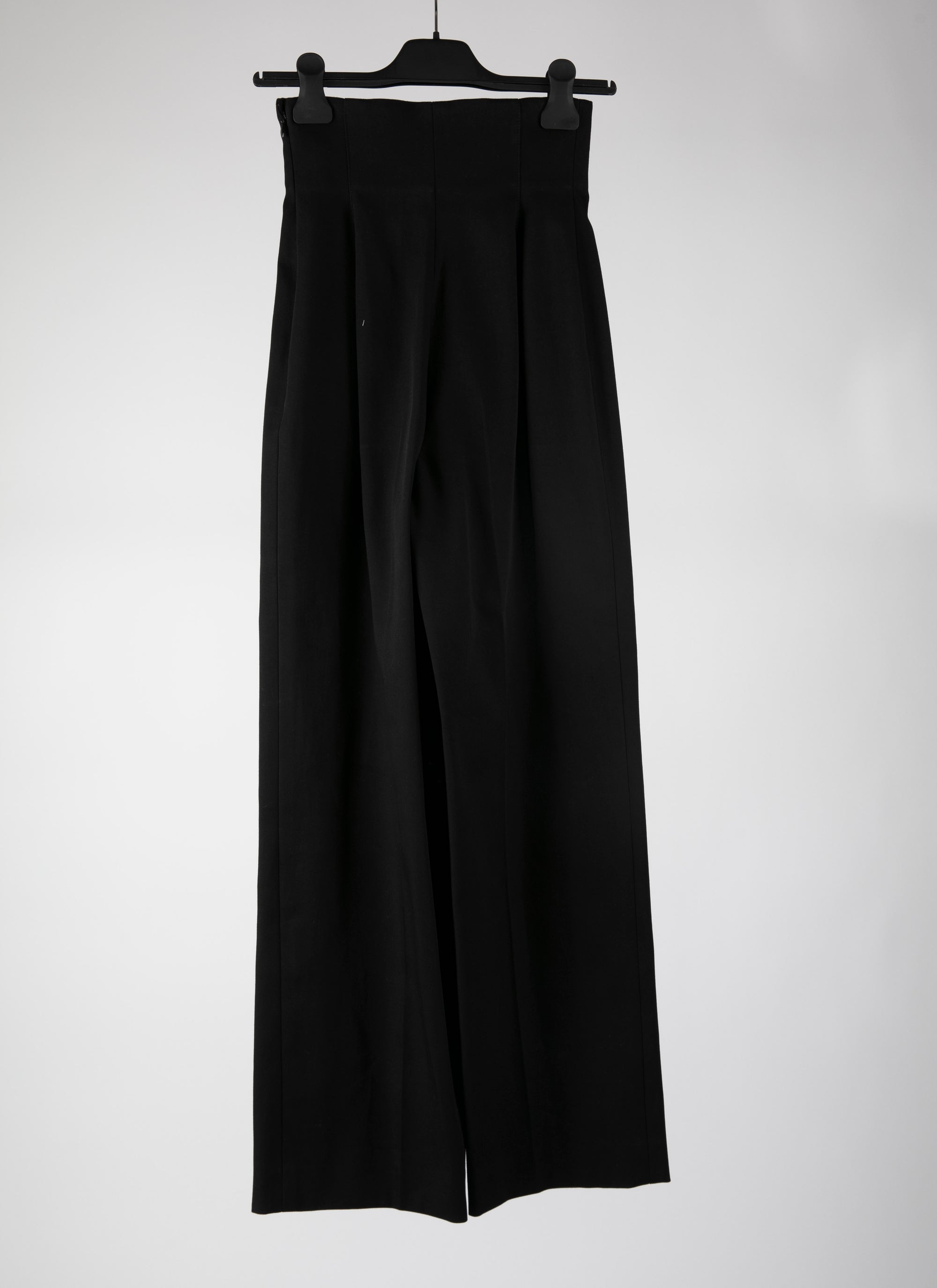 Pantalon droit fluide - Noir intense