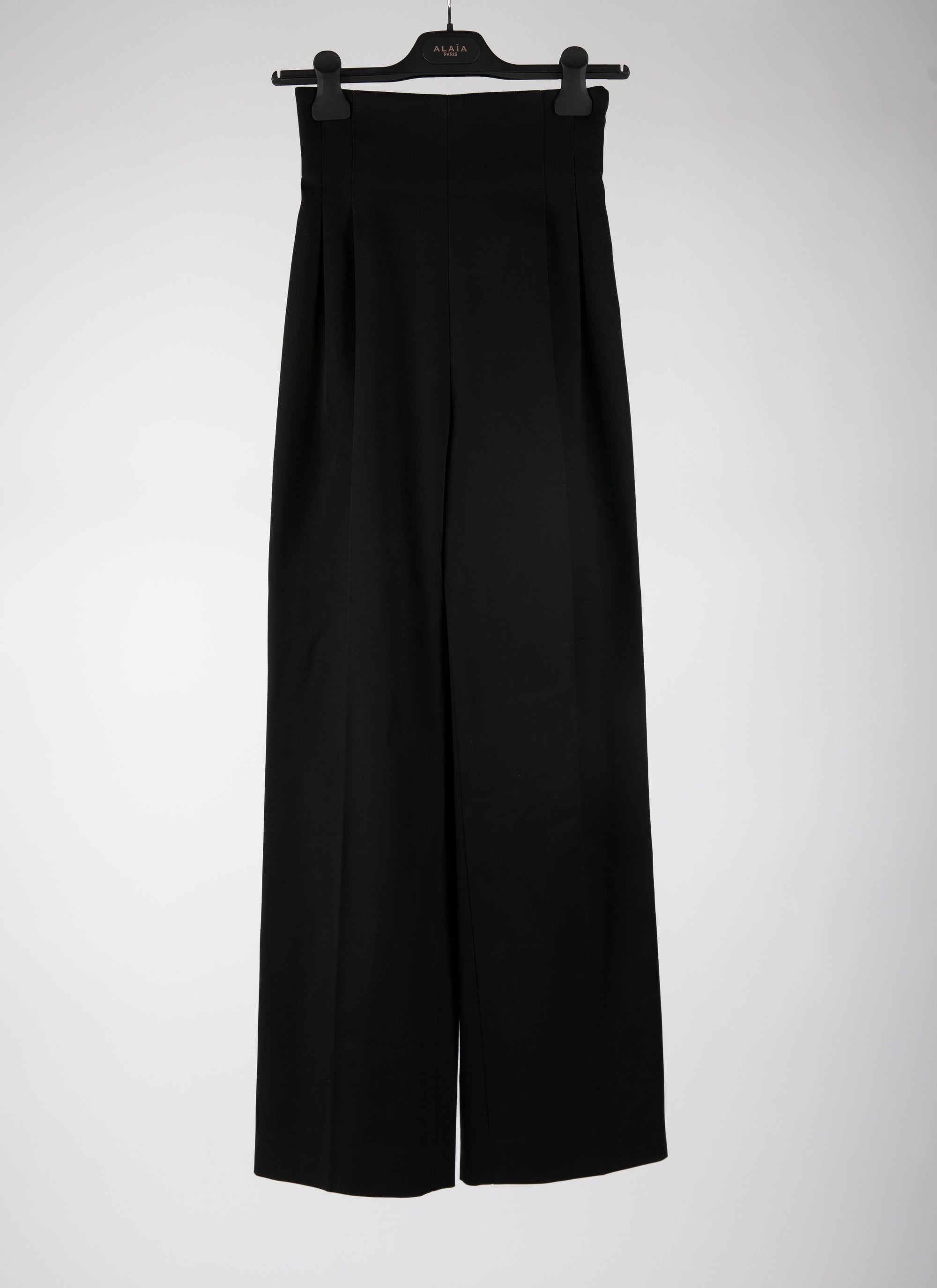 Pantalon droit fluide - Noir intense