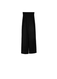 Pantalon droit fluide - Noir