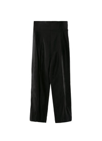Straight leg trousers - Black intense