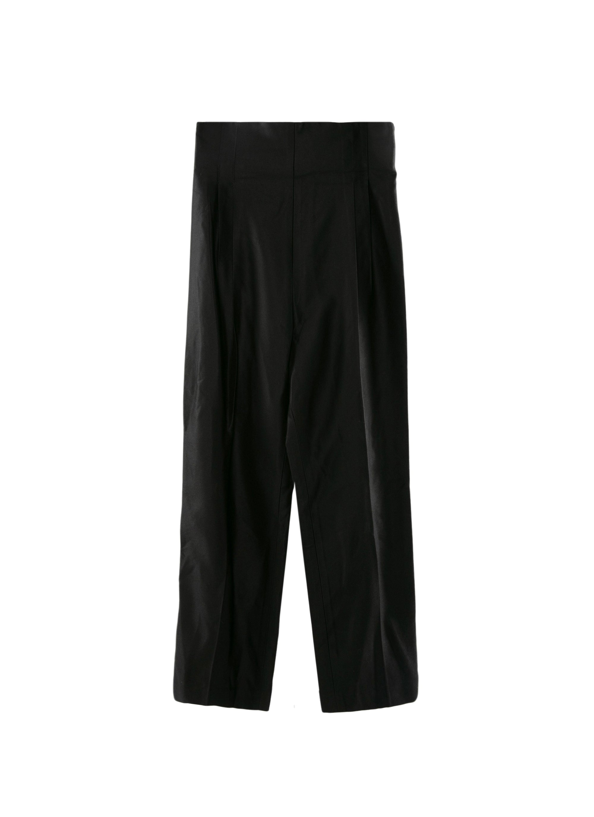 Straight leg trousers - Black intense