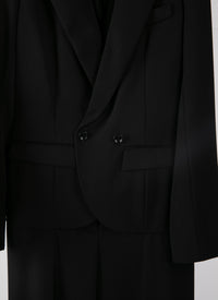 Combinaison en laine - Noir