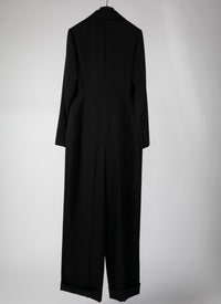 Combinaison en laine - Noir