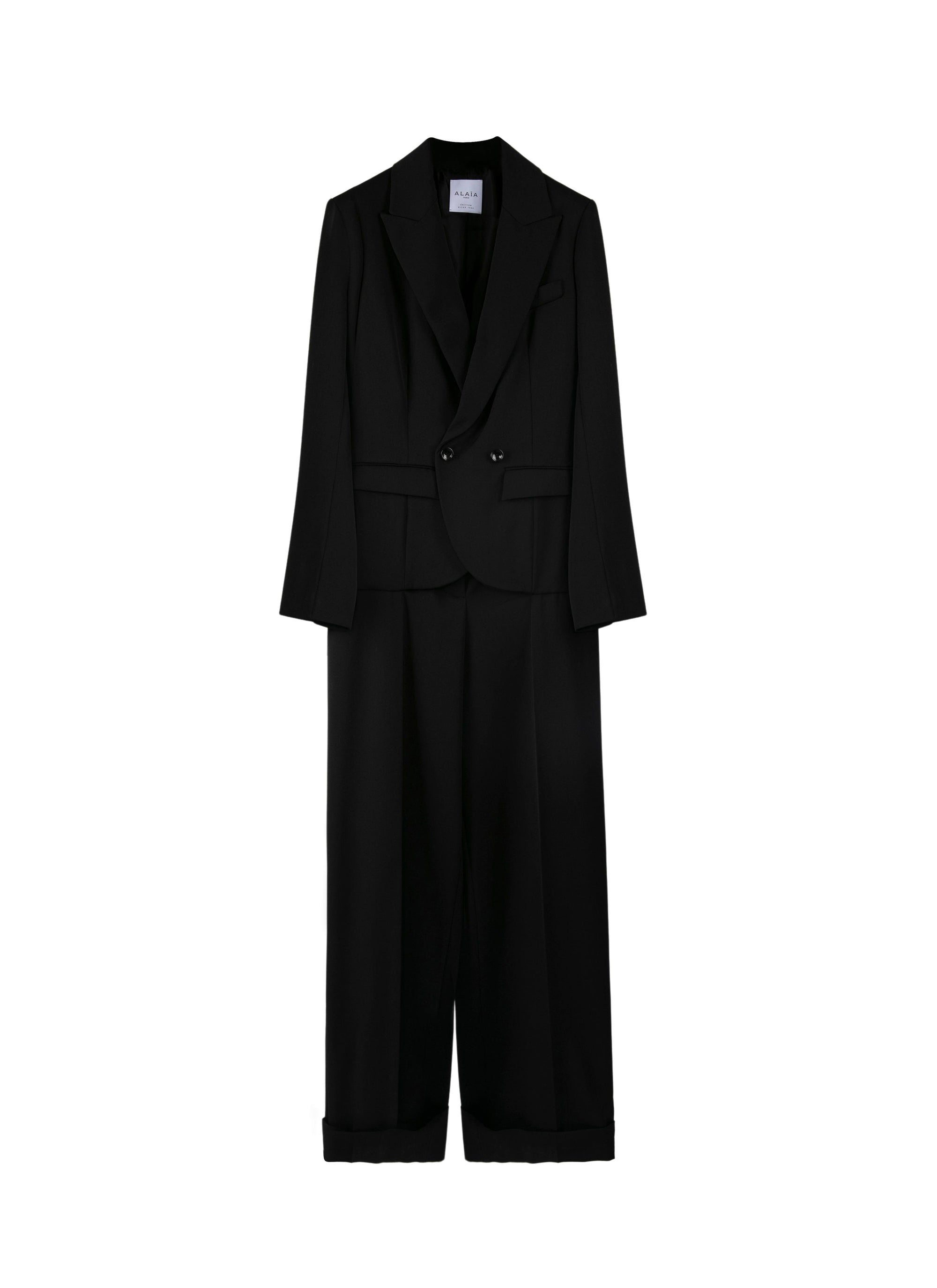 Combinaison en laine - Noir