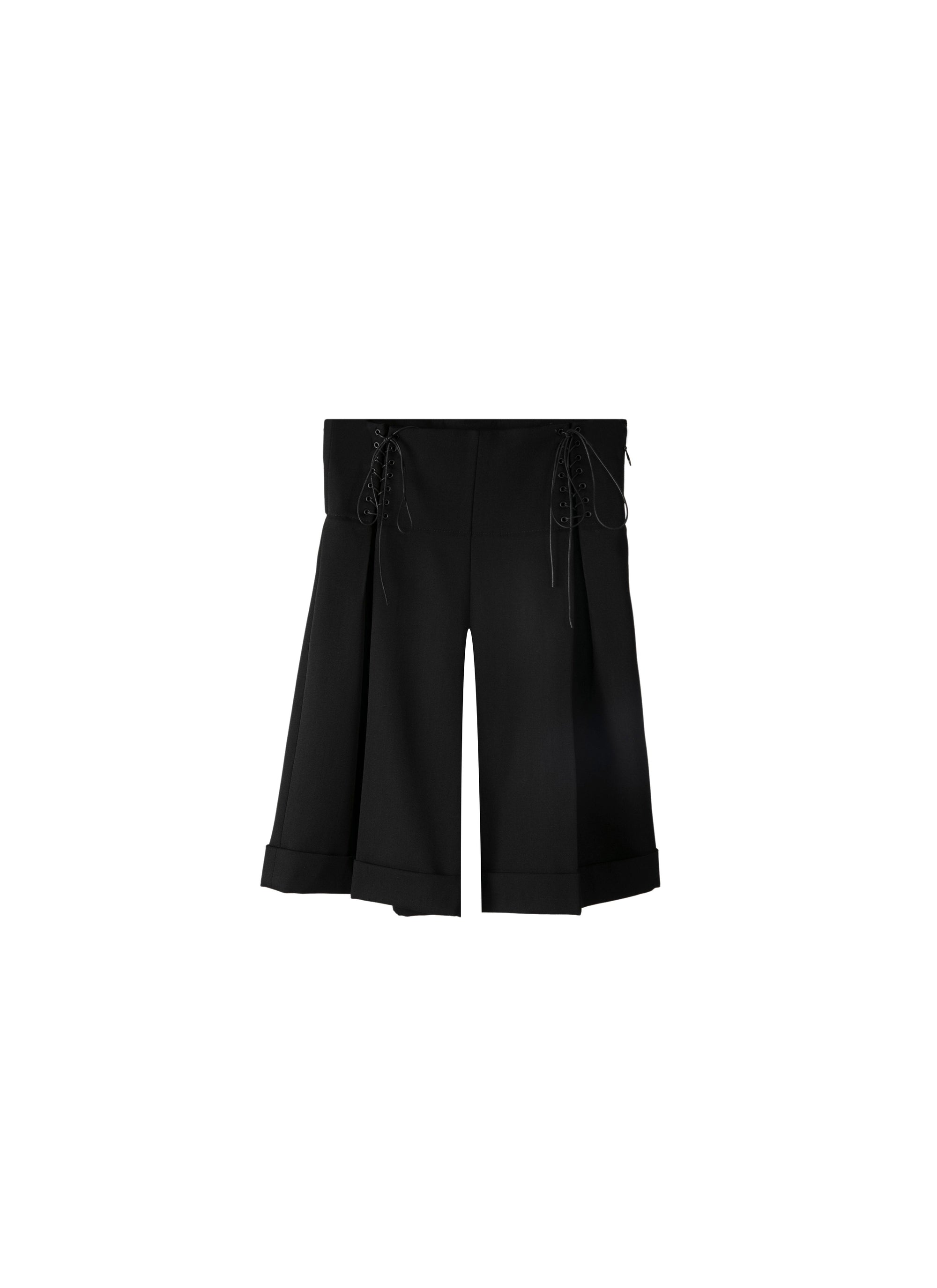 Short en laine - Noir