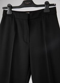 Pantalon long en laine - Noir