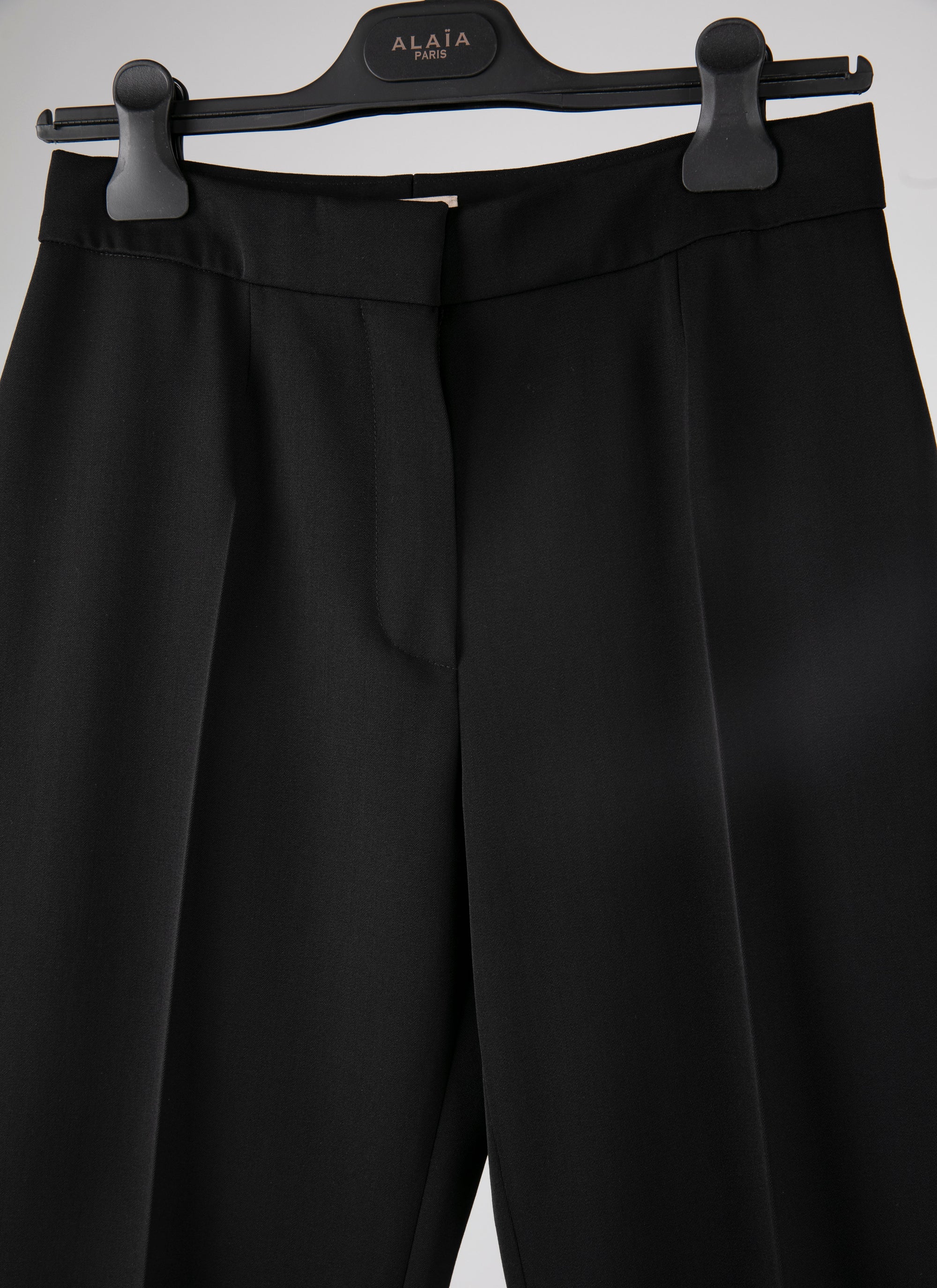 Pantalon long en laine - Noir