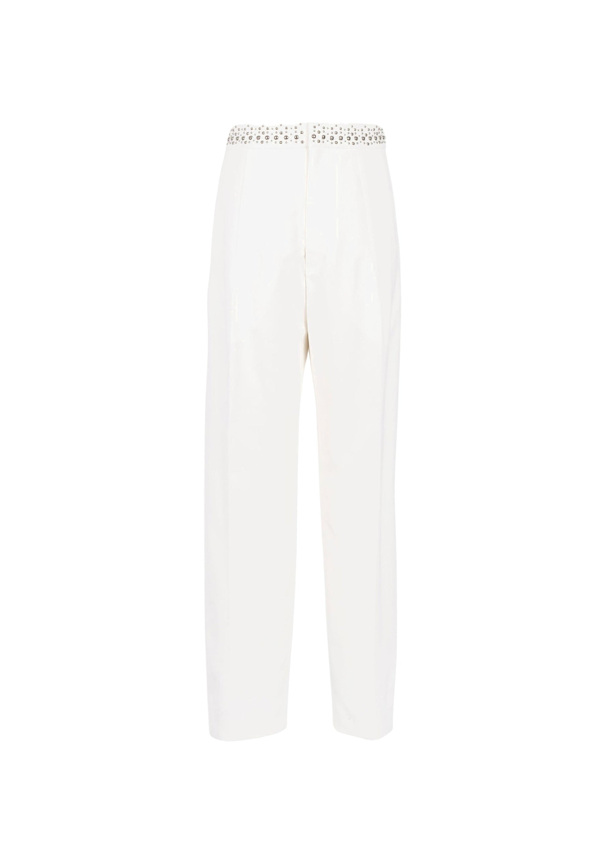 Pantalon taille basse - Blanc Nacre