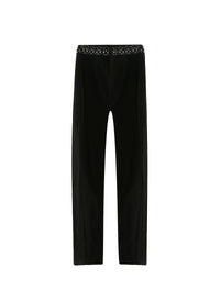 Low rise trousers - Black