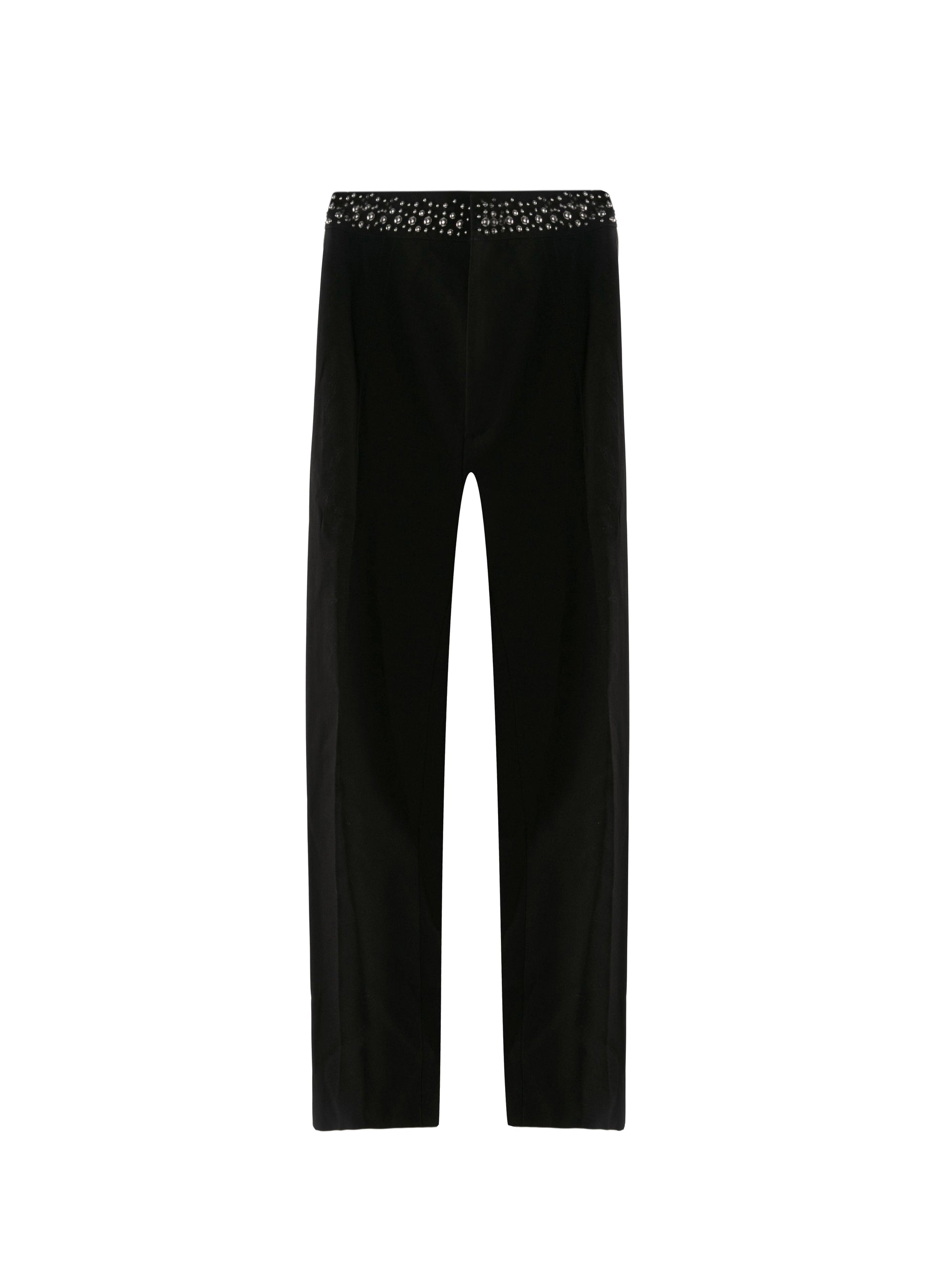 Low rise trousers - Black