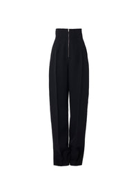 Carrot trousers with zip - Alaia Black