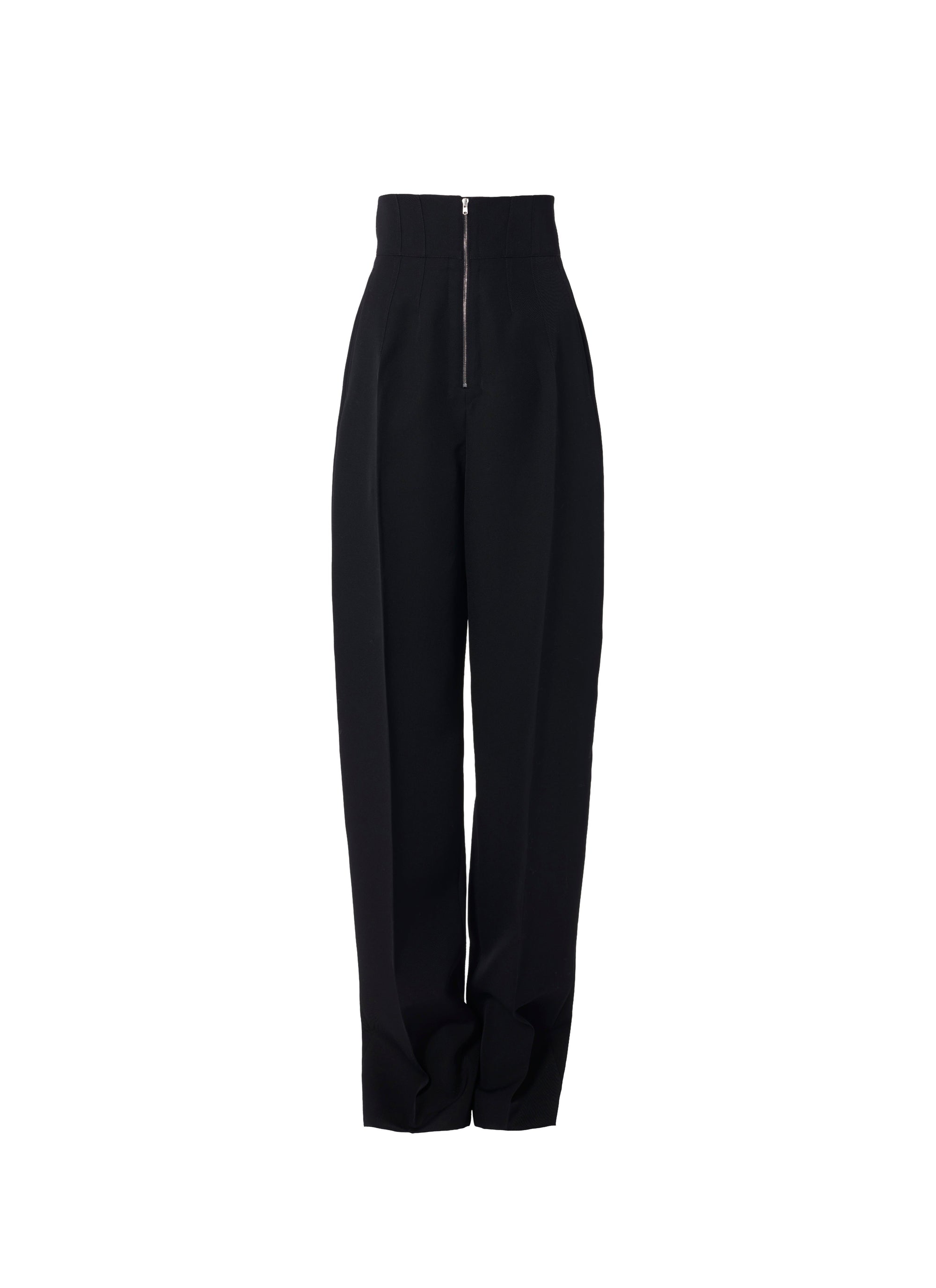 Carrot trousers with zip - Alaia Black