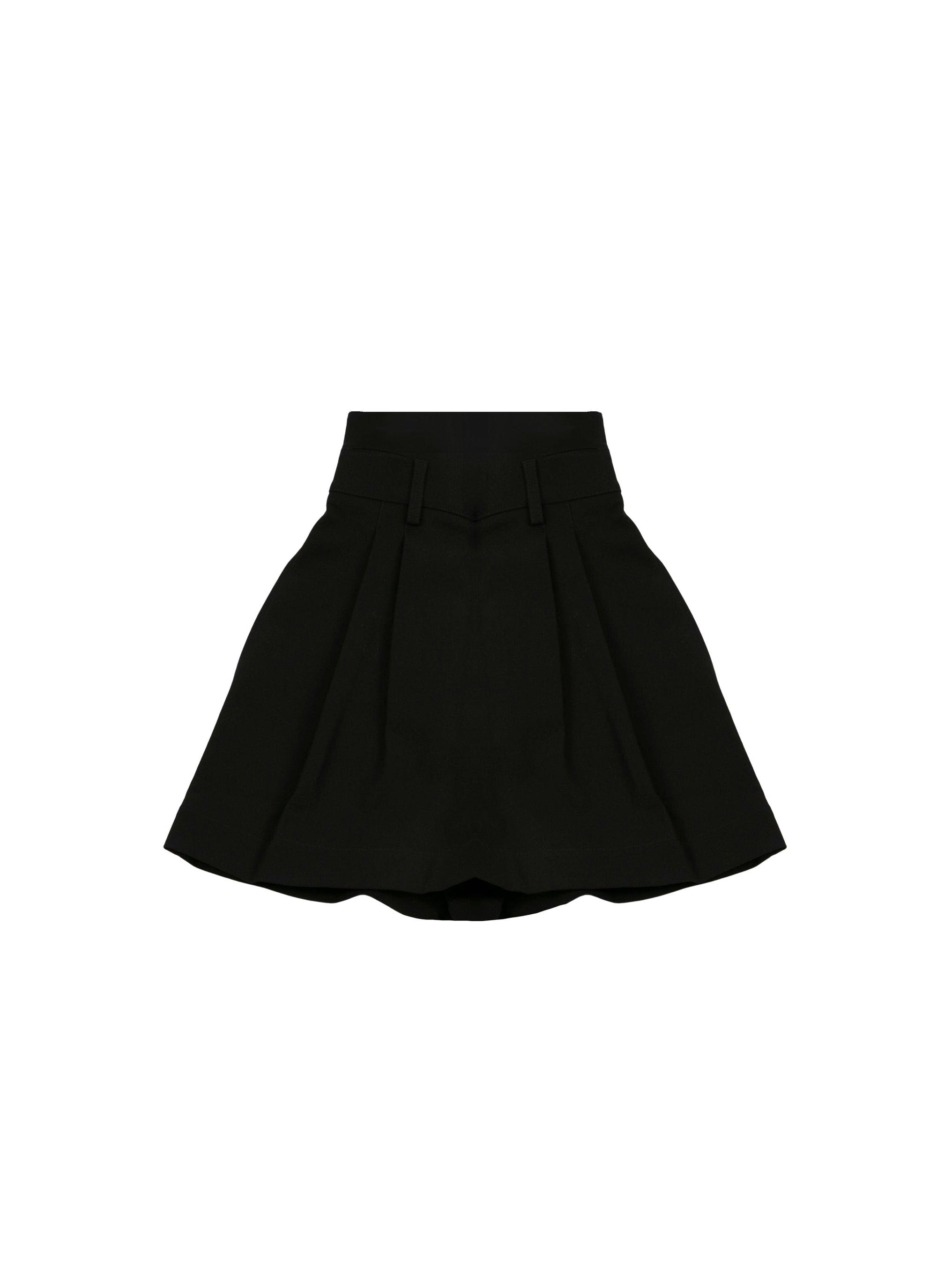 High waist shorts - Black