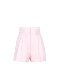 High waist darts shorts - Pink