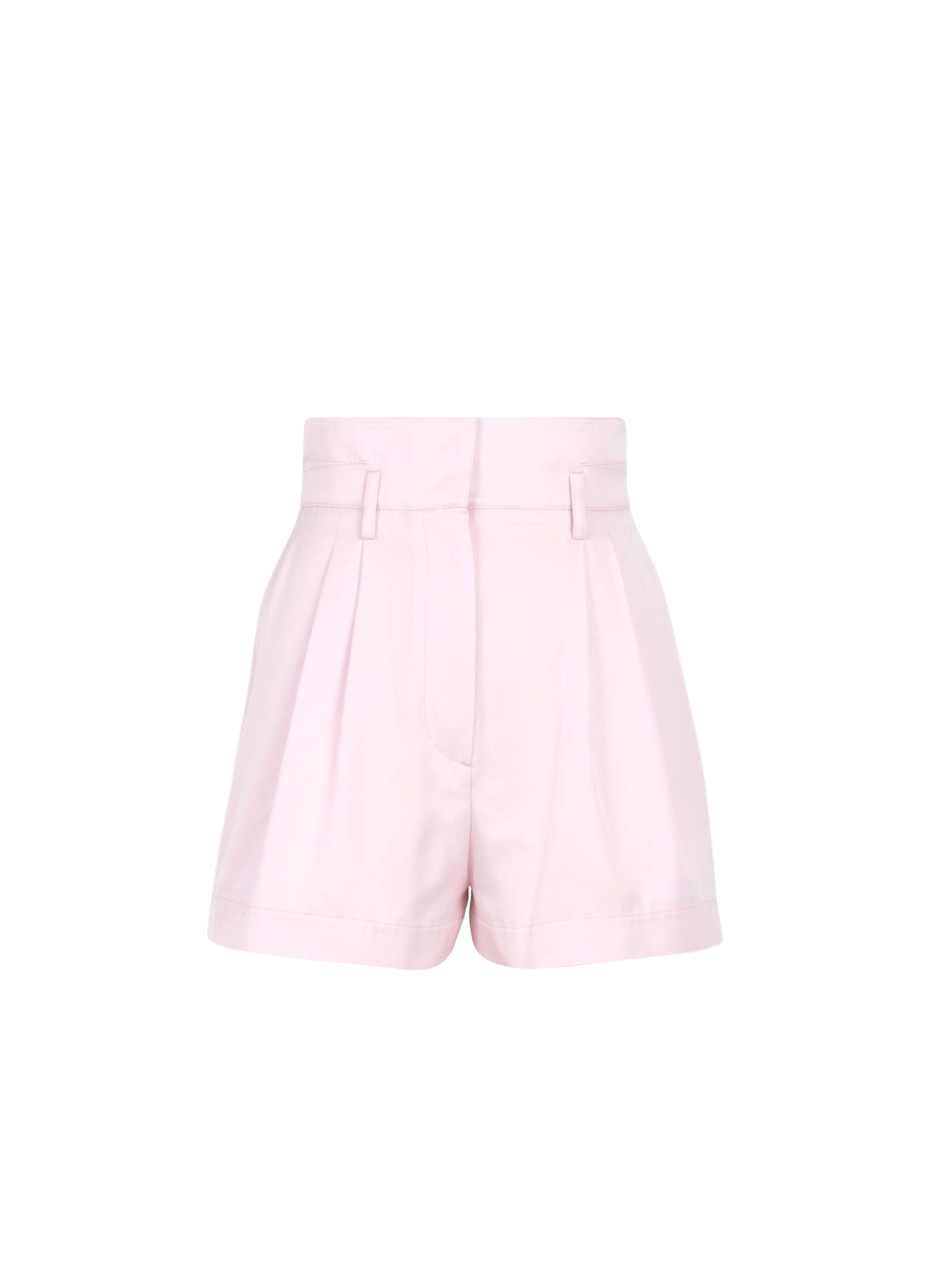 High waist darts shorts - Pink