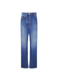 High Waisted Jeans - Jeans Blue