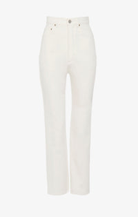 High waisted jeans - White