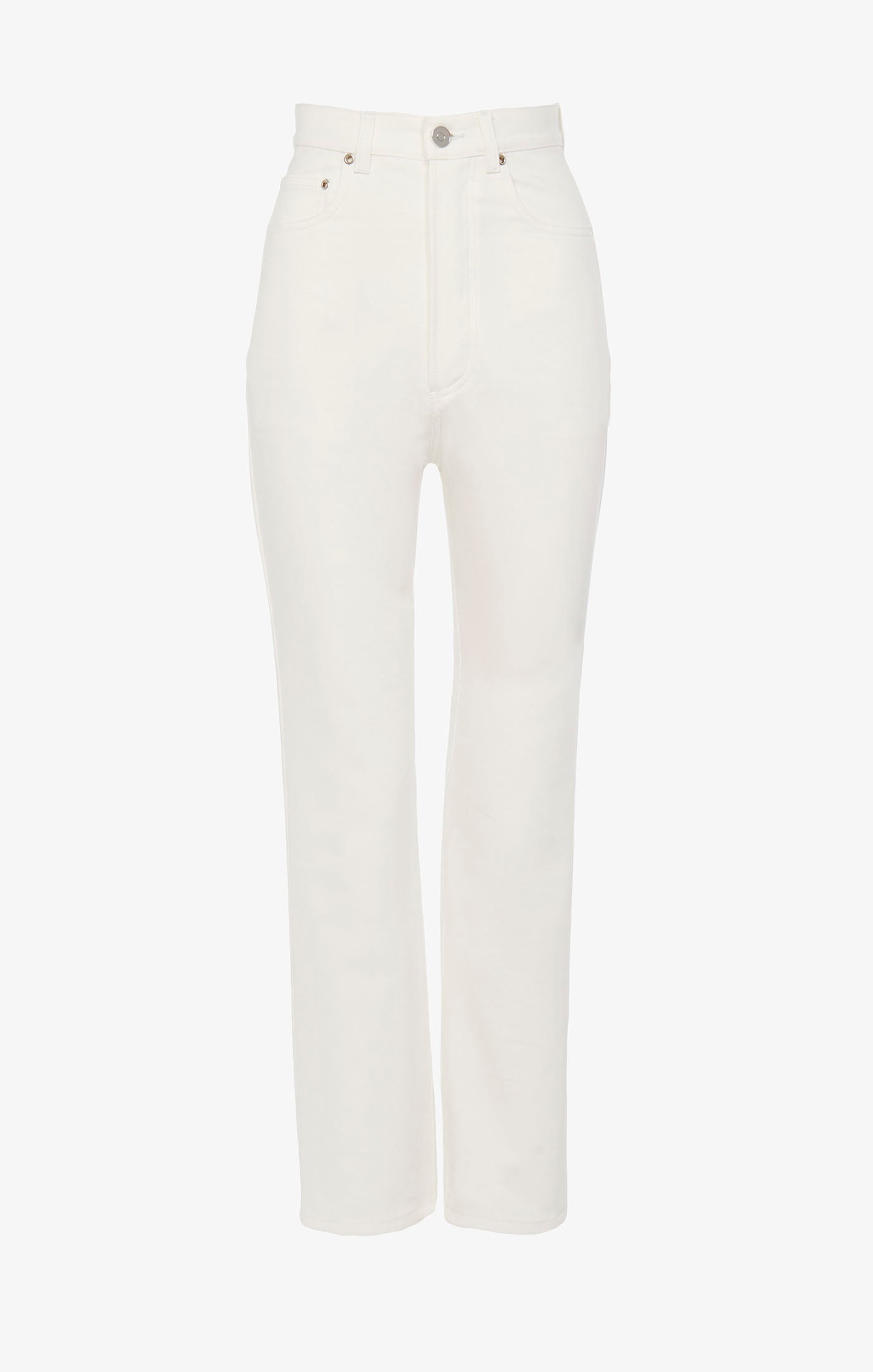 High waisted jeans - White