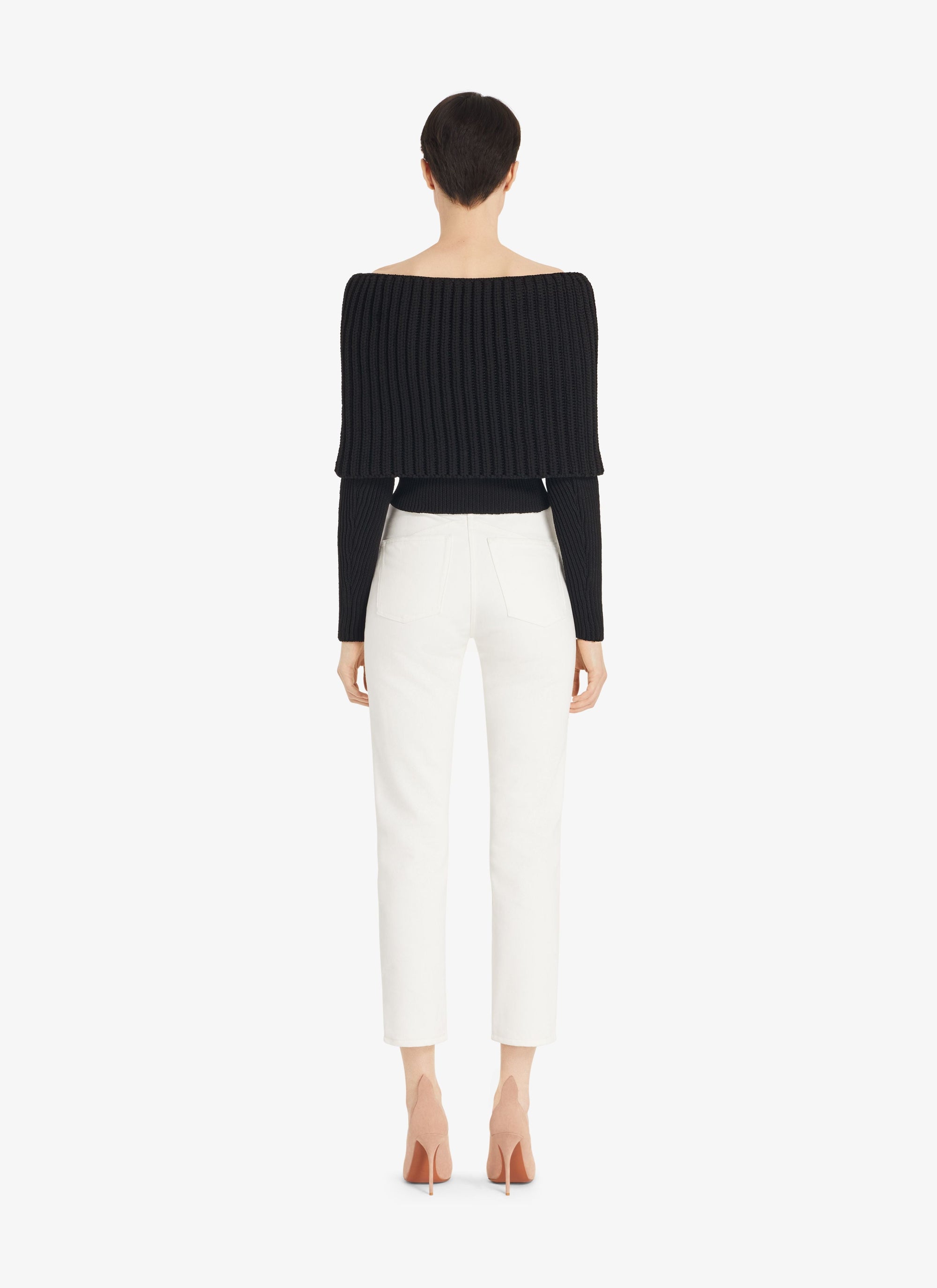 High waisted jeans - White
