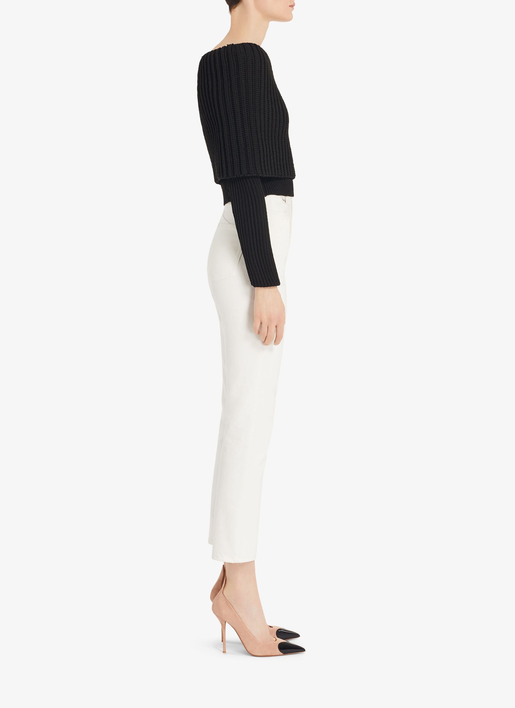 High waisted jeans - White
