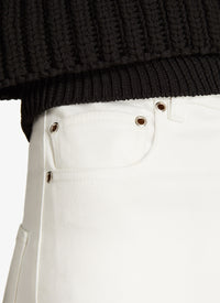 High waisted jeans - White