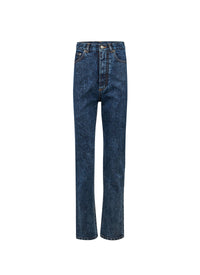 Pantalon taille haute - Bleu Neige