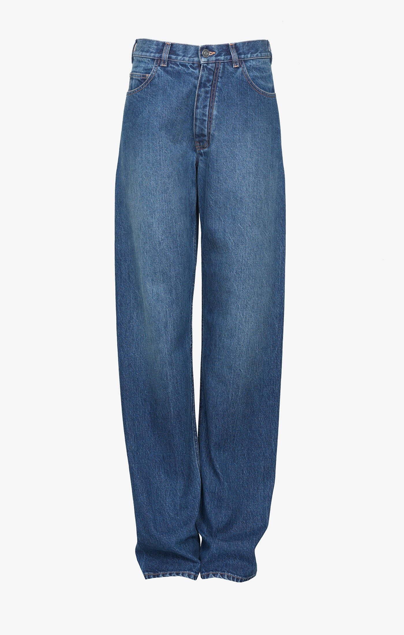 Jean à taille basse - Bleu Jeans