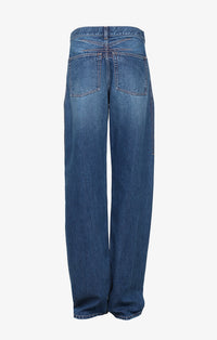 Jean à taille basse - Bleu Jeans