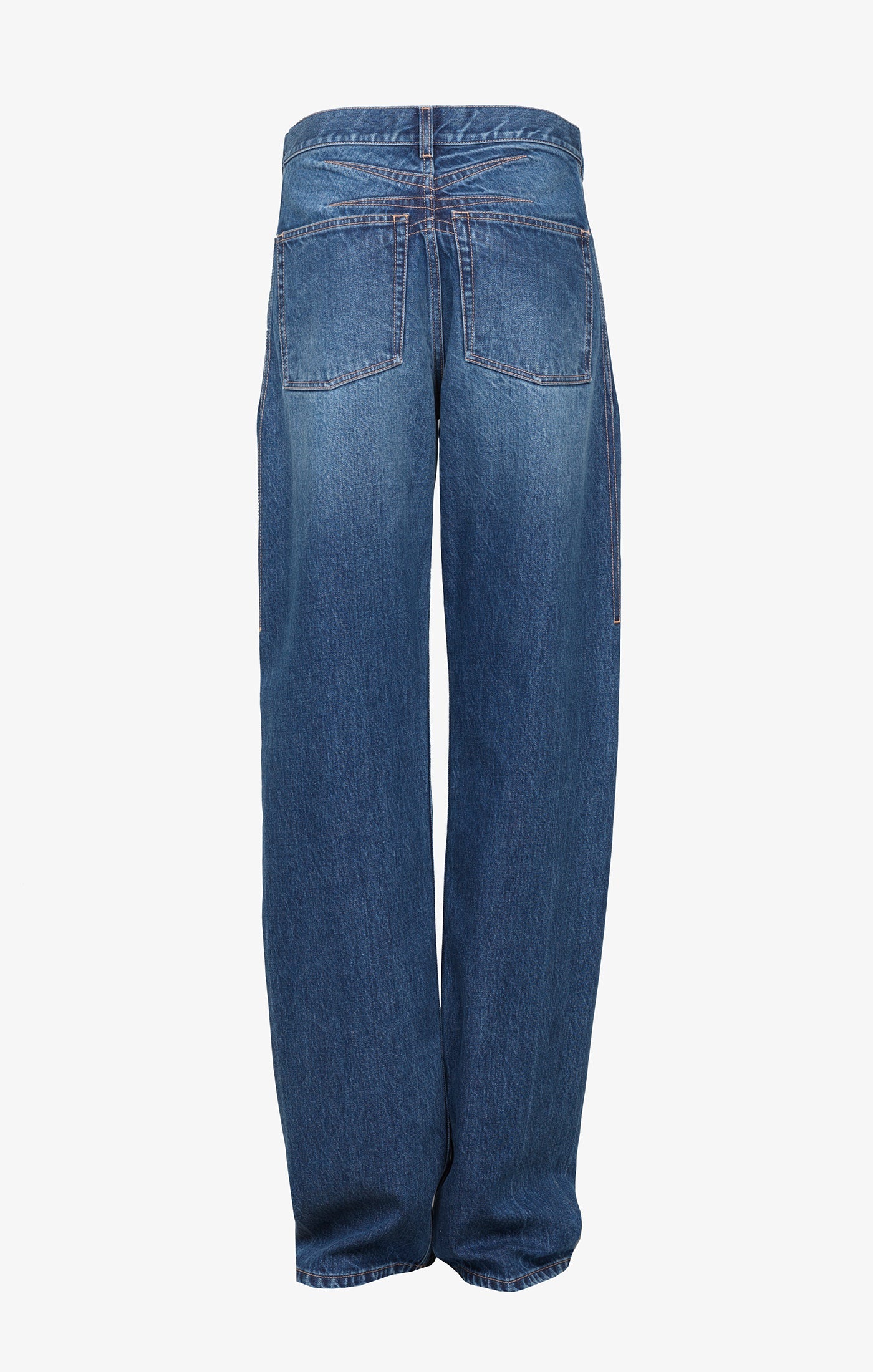 Jean à taille basse - Bleu Jeans