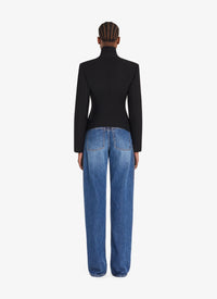 Jean à taille basse - Bleu Jeans