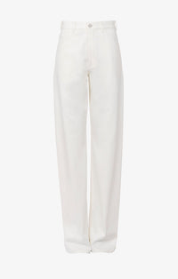 Low rise jeans - White