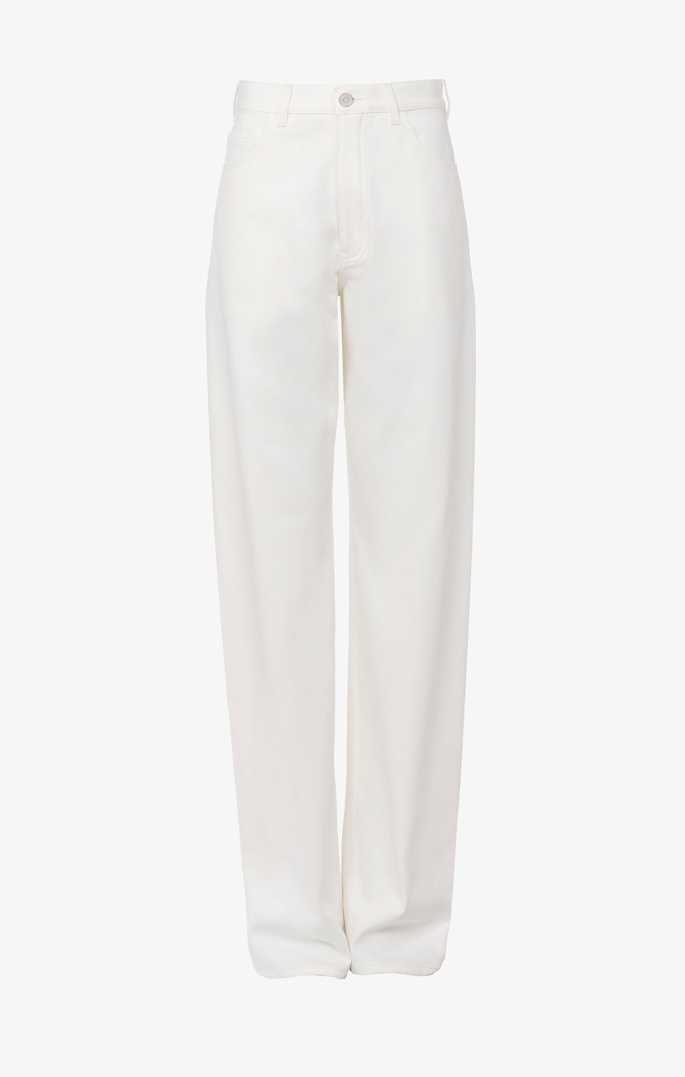 Low rise jeans - White