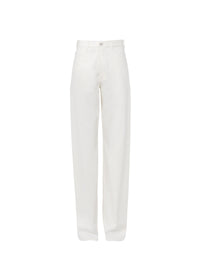 Low rise jeans - White