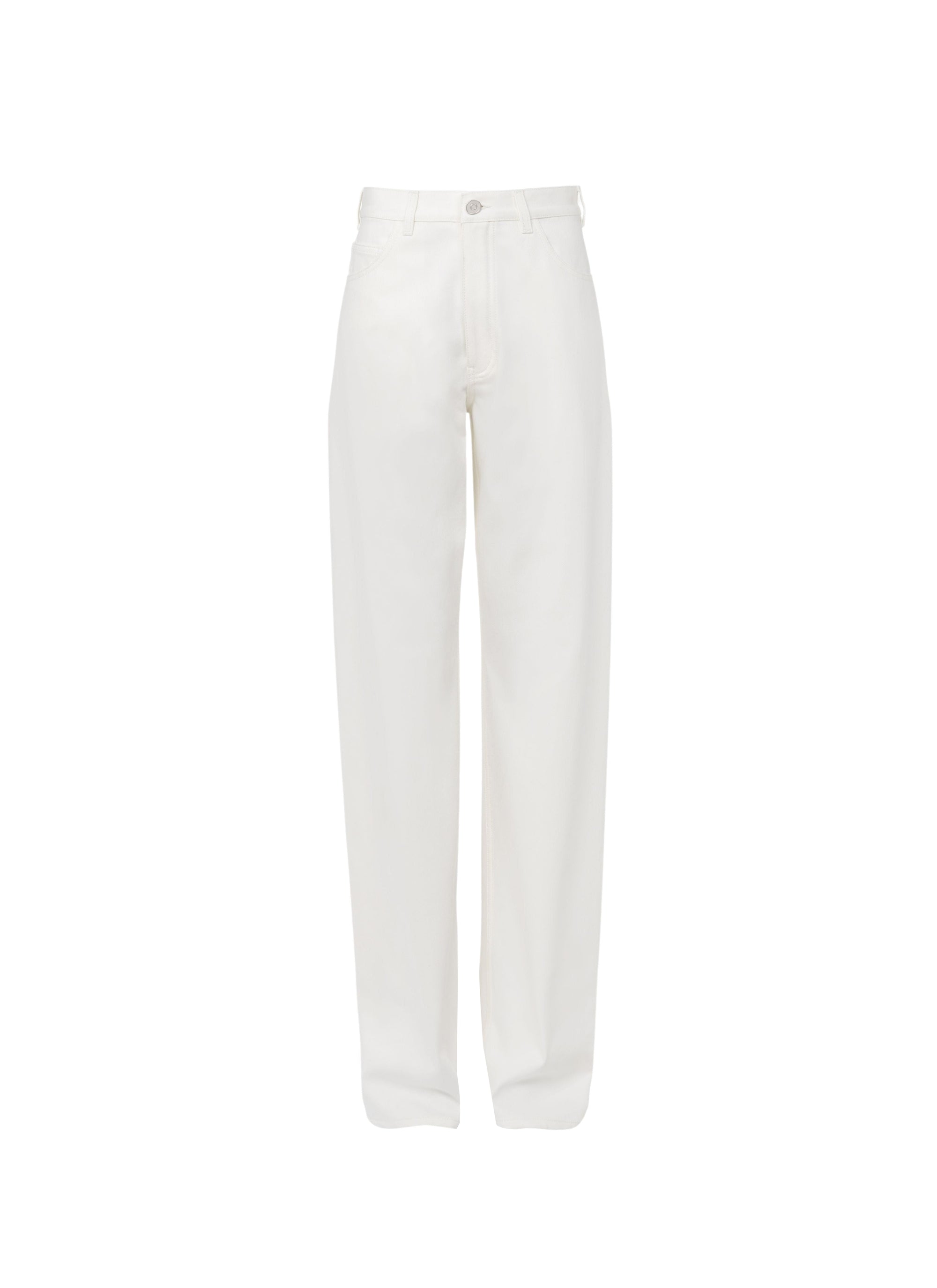 Low rise jeans - White
