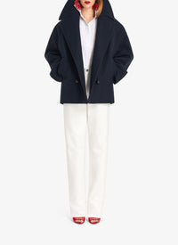 Low rise jeans - White