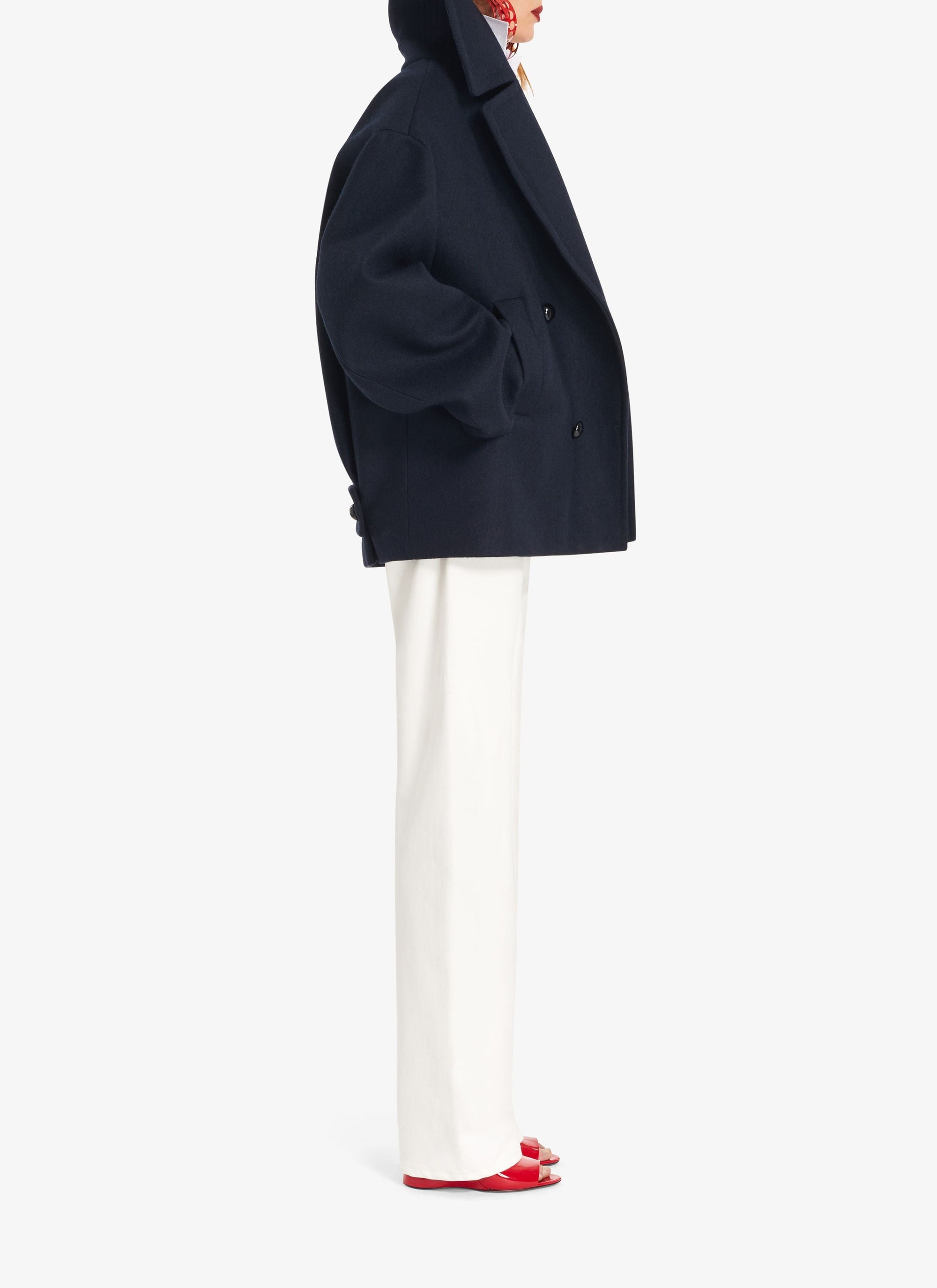 Low rise jeans - White